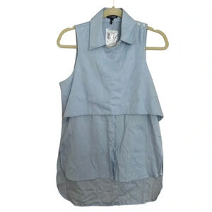 NWT INTERMIX DENA BUTTON DOWN CHAMBRAY TOP